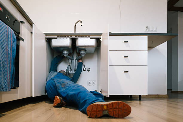 Professional Drain Cleaning technician working in Winchester, KY
